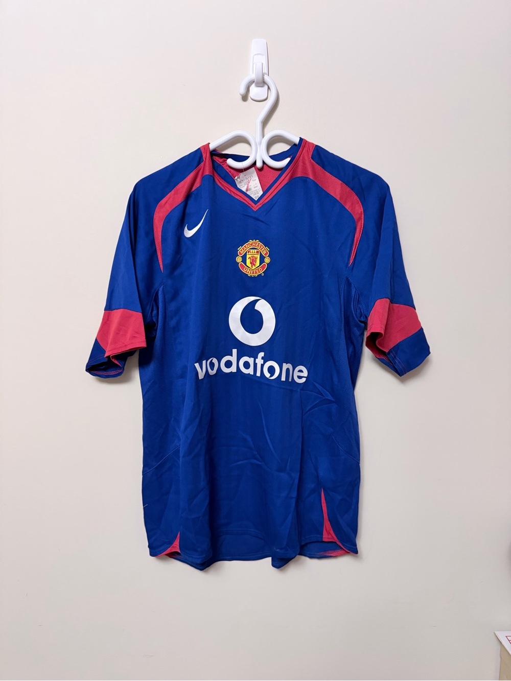 2005-06 Nike Manchester United Blue Football Jersey